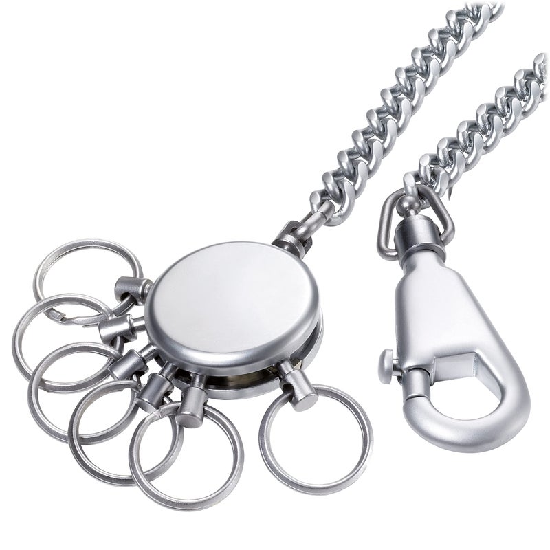 Troika Patent Chain Keyholder with 6 Rings (KR1060MA) - Image 1